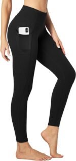 Heathyoga Leggings with Pockets for Women Tummy Control High Waisted Yoga Pants Women Compression Workout Leggings - Image 2
