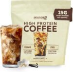 High Protein Coffee Powder 25 Grams Whey Isolate100mg Natural Green Tea Caffeine | 0 Added Sugar Keto Gluten Free 99.9% Lactose Free | Hot or Iced15 Serving 15 Servings (17 OZ, French Vanilla) - Image 2