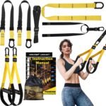 Home Resistance Training Kit | Full-Body Workout with Suspension Trainer Straps, Door Anchor, Handles, and Carrying Bag | Complete Home Gym Equipment - Image 2