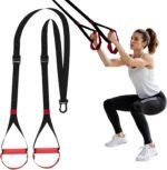 Home Suspension Straps Training Kit, Gym Bodyweight fitness All in One Workout for Full Body, with Safety Sign, Big Poster&Mess Bag - Image 2