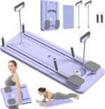 JANUA Pilates Board - Pilates Reformer Set, Multi-Purpose Foldable Pilates Reformer Board for Home, 5 in 1 Pilates Sliding Board - Image 2