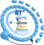 JKSHMYT Weighted Hula Circle Hoops for Adults Weight Loss, Infinity Fitness Hoop Plus Size 47 Inch, 24 Detachable Links, Exercise Hoop Suitable for Women and Beginners - Image 2