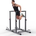 K KiNGKANG Dip Bar Station Set, 9 Level Adjustable, 1200lbs Heave Duty Dip Station for Full Body Workout Fitness,Functional Parallettes Bars - Image 2