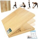 KIJO Studio Professional Wooden Calf Stretcher Slant Board 500 lbs Weight Capacity 16-Angle Adjustable Incline Calf Stretch Slant Board for Calf Stretching Exercise Squat & Physical Therapy - Image 2