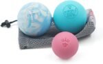 KSONE Massage Lacrosse Balls -Massage Balls for Myofacial Release&Trigger Point Therapy-Set of 2-Hard Lacrosse Massage Ball &Soft Massage Ball with one mini Ball - Image 2