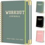 Kamoy Fitness Workout Planner for Women & Men, A5(5.7" x 8.2") Workout Log Planner for Track Gym ＆ Home Workouts, Track Progress, Achieve Your Wellness Goals - Green - Image 2