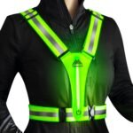 LED Reflective Vest Safety Gear, Light Up Vest for Night Walking Cycling, High Visibility Running Vest with Reflective Strips - Image 2