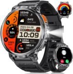 LIGE Smart Watch with Make/Answer Call,1.85" HD Screen Smart Watches with 730mAh Battery/Flashlight//120 Sports Mode Fitness Tracker/Sleep Monitoring/Heart Rate Monitoring, iOS Android Military Watch - Image 2