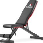 LINODI Weight Bench, Adjustable Strength Training Benches for Home Gym Full Body Fitness, Multi-Purpose Foldable Incline Decline Workout Bench - Image 2