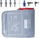 Large Blood Pressure Cuff, Adult Cuff, Compatible with Most Monitors, ARM Blood Pressure Replacement Cuff with 8 Connectors (8.7"-16.5") - Image 2