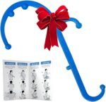 LiBa Back and Neck Massager - Trigger Point Massage Tools for Pain Relief and Manual Massage Hook Therapy Handheld Back Neck Shoulder Massager Blue - Gift for Women & Men - Image 2