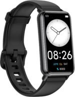 Long Battery Pedometer Watch 14 Days Battery Life, Slim Design No App/Phone Required Fitness Tracker, 50 Meters Waterproof Smart Watch, Heart Rate & Blood Oxygen Monitor Step Counter for Men Women - Image 2