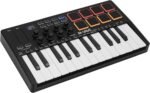 M-Wave 25 Key USB MIDI Keyboard Controller With 8 Backlit Drum Pads, Bluetooth Semi Weighted Professional dynamic keybed 8 Knobs and Music Production,Software Included (classics) K5 - Image 2