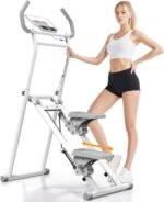 MACYO Stair Stepper for Home Workout - Full-Size Foot Pedals with Tablet Holder, Foldable Stepping Climbers, Easy Assembly, Compact Design for Cardio & Leg Training - Image 2