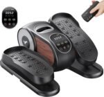 MERACH Under Desk Elliptical Machine, Leg Exerciser While Sitting for Seniors with Remote Control & 12-Speeds, Quiet Portable Electric Seated Pedal Exerciser Machine for Home Office - Image 2