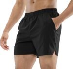 MIER Men's Workout Running Shorts Quick Dry Active 5 Inches Shorts with Pockets, Lightweight, Breathable - Image 2