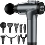 Massage Gun, Muscle Massage Gun for Athletes Handheld Electric Deep Tissue Back Massager, Percussion Massage Device for Pain Relief with 30 Speed Levels 9 Heads pcs - Image 2