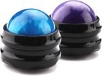 Massage Roller Ball,2-Pack Handheld Massage Therapy and Relax Tool for Sore Muscles,Joint Pain Relief Relaxing,Full Body Deep Tissue Massage(Blue&Purple) - Image 2