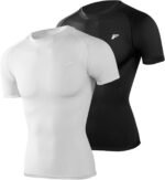 Men's Compression Quick Dry Short Shirts UPF 50+ UV Sun Protection Workout Undershirts Weatherproof Rash Guard - Image 2
