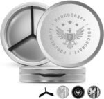 Metal Pouch Can | Metal Container | Slim EDC Pocket Tin | Airtight & Moisture-Resistant | Compact Daily Organizer | Pill Case & Travel Tin | Father’s Day Gift for Dad | (Insignia Ed, Silver, Tall) - Image 2