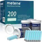Metene TD-4116 Blood Glucose Test Strips, 200 Count Test Strips for Diabetes, Use with metene TD-4116 and metene S Blood Glucose Monitor Only(No Monitor) - Image 2