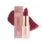 Mineral Fusion Long-Lasting Lipstick, Vivid & Smudge-Free Lip Color with Avocado Oil, Cocoa Seed Butter, Free of FD&C Dyes, Paraben and Gluten, Rose Sangria - Image 2