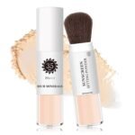 Mineral Sunscreen Setting Powder for Face & Scalp, SPF 35 Mineral Brush Powder Sunscreen Oil Control Matte Finish Long Lasting Lightweight Breathable for All Skin Tones Types-03 Medium - Image 2