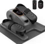 Mini Under Desk Elliptical Low Impact Electric Leg Exerciser As Seen on TV for Seniors with 15 Adjustable Speed Quiet & Portable for Home and Office with Non-Slip Mat & Foot Straps - Image 2
