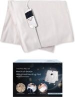 Moist Heating Pad with Auto Shut Off for Cramps and Back Pain by ThermoRelief - Extra Hot Medical Grade Pain Relieving Digital Electric Heat Therapy Pad (King Weighted) Ivory - Image 2