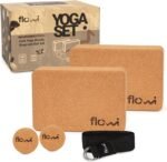 Natural Cork Yoga Blocks 2 Pack with Strap & Massage Balls - Premium Yoga Accessories for Women & Men - Image 2