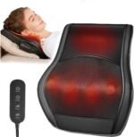 Neck and Back Massager for Pain Relief Deep Tissue with Heat, Shiatsu Shoulder Massager with Bi-Directional Rotating Head for Neck, Back, Shoulders, and Legs - Image 2