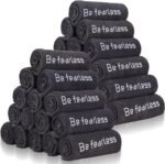 Newwiee 36 Pcs Microfiber Gym Towels for Exercise Fitness Bulk 32 x 16 Inch Soft Quick-Drying Sweat Absorbent Yoga Towel for Women Men Be Fearless Sport Towel for Cycling, Swimming, Workout, Camping - Image 2