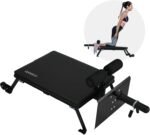 Nordic Curl Machine, Hamstring Curl Bench, Compact Glute Bench with wheels, Home Gym Equipment for Leg Workouts - Image 2