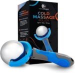PRIME Fitness Cold Massage Roller Ball | Cold Therapy | Ice Roller Ball with Handle | cryo Stick | Relieve Muscle Pain (Blue) - Image 2