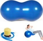 Peanut Ball for Kids Therapy, 90x45cm Anti-Burst Exercise Ball with Pump, Gym Quality Fitness for Yoga, Physical, Training, Women, Men - Image 2