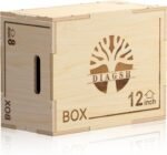 Plyo Box - 3-in-1 Wood Plyometric Jump Platform (16"x12"x8") for Home Gym Training - Ideal for Jumps, Squats & Conditioning-1 Piece - Image 2