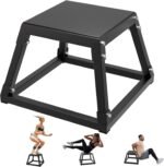 Plyometric Jump Box, 12 inch Plyo Box, Hevy-Duty Steel Jumping Box with 550LBS Capacity, Anti-Slip Platform for Home Gym Explosive and Enduring Training - Image 2