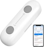 Portable ECG Monitor | Record and Store One-Lead ECG Signals | Monitor and Display Heart Rate for Home Health Care Use -White - Image 2