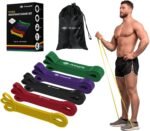 PrimaFit Resistance Bands - Workout, Gym & Pull Up Assistance Bands - Dumbbell Alternative, Stretching - For Men & Women - Image 2