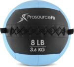 ProsourceFit Soft Medicine Balls, Wall Balls and Full Body Dynamic Exercises, Aqua 8 LB. - Image 2