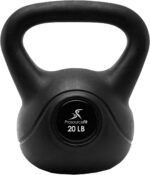 ProsourceFit Vinyl Plastic Kettlebell from 10, 15, 20, 25, 30 and 35 lbs - Image 2