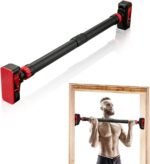 Pull Up Bar for Doorway, Strength Training Pull-up Bars, Chin Up Bar, No Screws, With Level Meter and Adjustable Width for Home Gym Upper Body Workout, No Installation Required, Max Load 440 LBS - Image 2