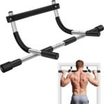 Pull Up Bar for Doorway, Upgrade Chin up Bar for Doorway Without Screws, Portable Strength Training Door Frame Pull-up Bars, Door Workout Bar with Foam Grips for Home - Image 2