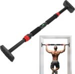 Pull Up Bar for Doorway – Chin Up Bar for Strength Training, No Screws Required – Portable Pull-Up Bar for Upper Body Workout with All Accessories - Image 2
