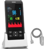 Pulse Oximeter Rechargeable Fingertip Pulse Ox, Handheld Pulse Oximeter, HealthTree Finger Blood Oxygen Saturation Monitor with SpO2 & Pulse Rate, Portable Oxygen Meter Finger for Adults - Image 2