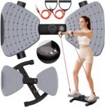 RENRUI Waist Twister Machine Exercise Fitness Tool, Ab Twister Board with the Smart LED Digital Monitor, 300lbS Capacity & 20dB Ultra-Quiet, Anti-Slip Home Gym Workout Equipment for Women Belly Fat - Image 2