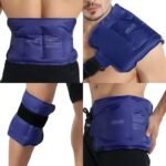 REVIX Ice Pack for Injuries Reusable Gel for Lower Back, Cold Packs for Back Shoulder, Elbow, Hip, Leg, Wrap Around Entire Knee, Soft Cold Compress,16 × 9" Navy - Image 2