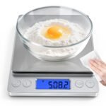 Rechargeable Digital Food Scale with Gram and Ounce, Measuring Range 0.1g/3kg(6.6lb), Smart Kitchen Scale for Food, Baking, Cooking, Sourdough Bread, Weight Loss - Small Kitchen Gadget Product - Image 2