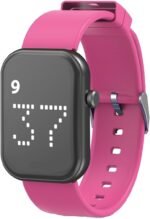 Rechargeable Vibrating Alarm Watch Silent Pill Reminder Wristband Wake Up Watch - with 8 Personalised Message Reminder - Image 2