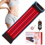 Red Light Therapy Infrared Light Therapy Wrap Belt for Body Pain Relief Wearable Large Pad for Waist Back Stomach Muscle Repair, Decrease Inflammation, Speed Healing LED 660nm&850nm with Controller - Image 2